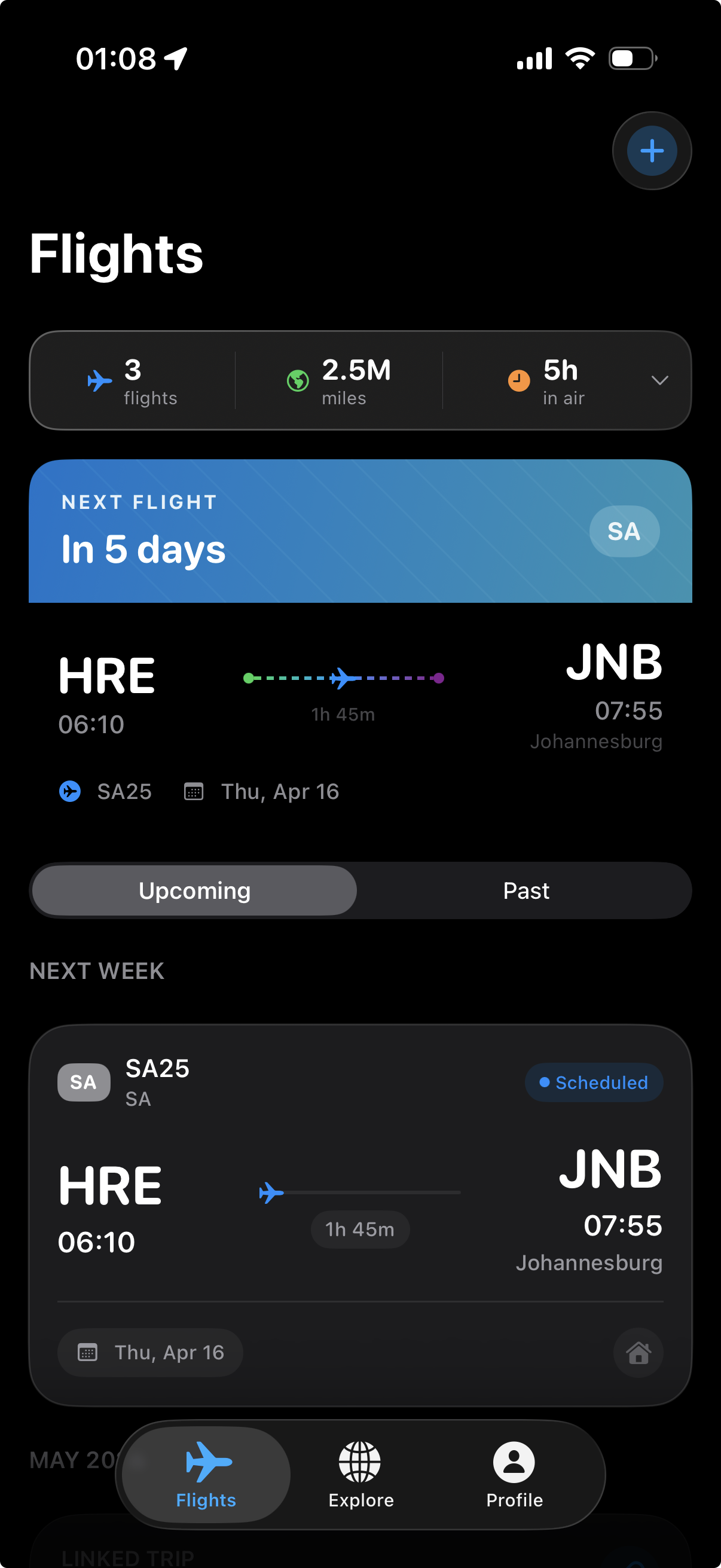 Jetkin app screenshot